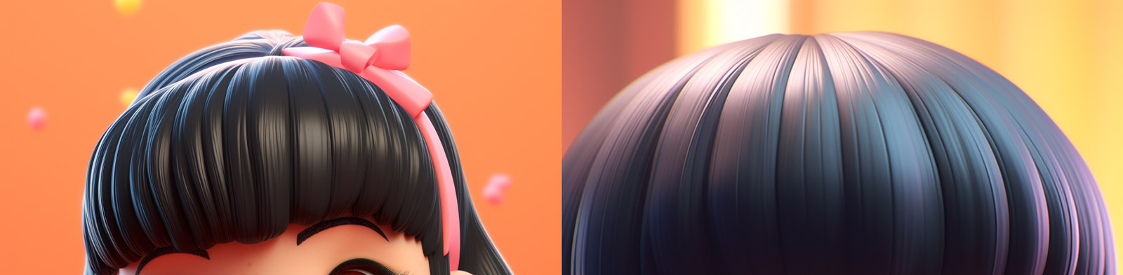 动漫卡通女孩形象Midjourney关键词