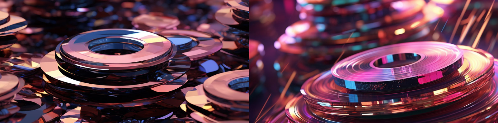 透明光效圆盘背景Midjourney咒语