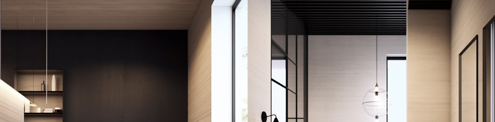 极简黑白浴室设计Midjourney关键词