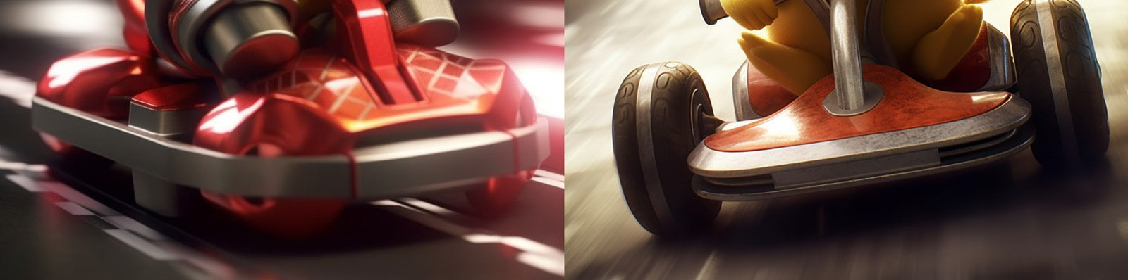 可爱皮卡丘卡丁车Midjourney咒语