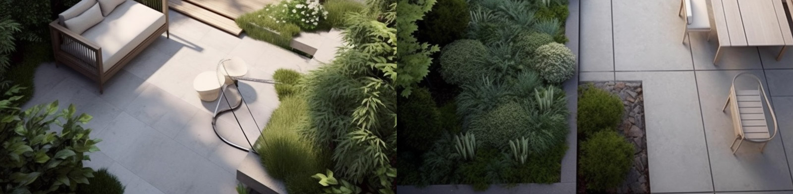 现代中式庭院设计Midjourney关键词