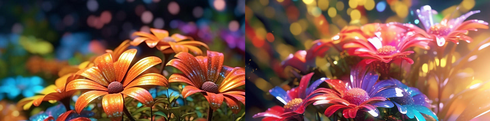 彩虹科技鲜花植物Midjourney咒语