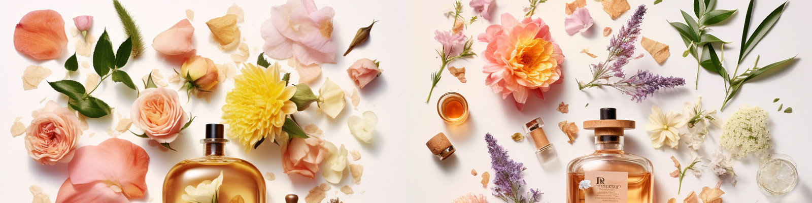 天然植物香水海报Midjourney咒语