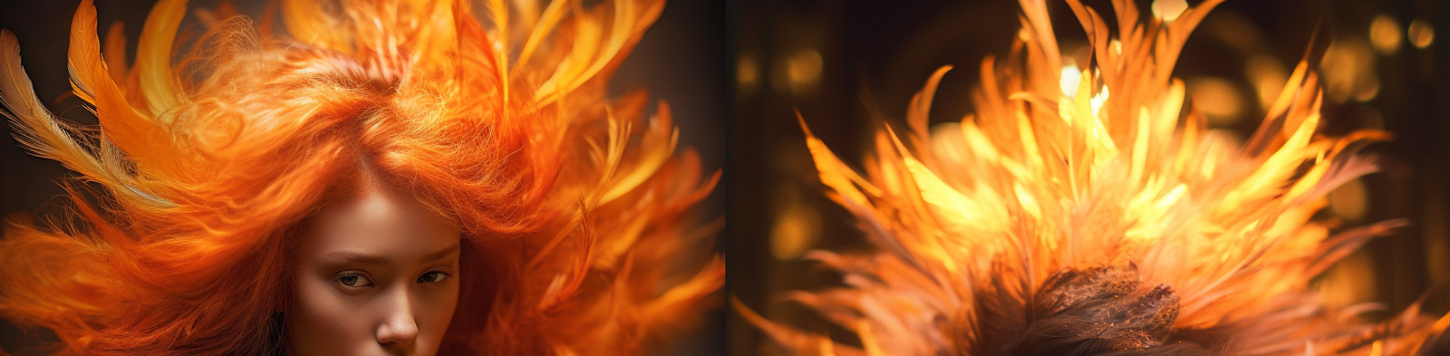 创意火焰重生人物Midjourney咒语