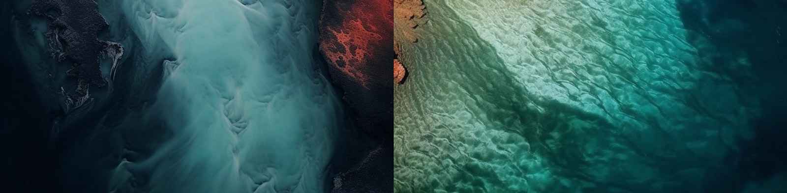 抽象艺术海面摄影Midjourney咒语