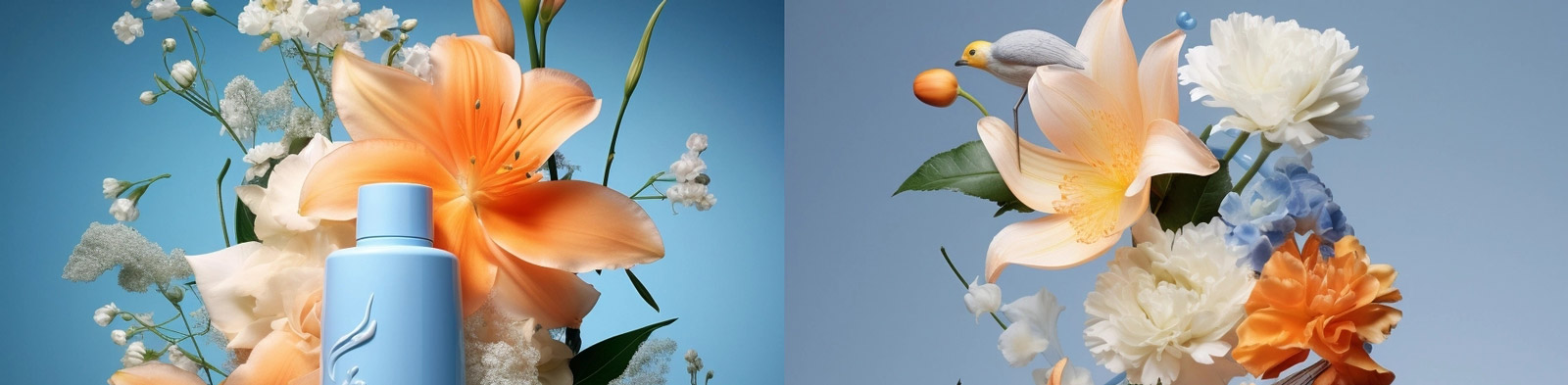 天然植物洗发水产品广告摄影Midjourney咒语