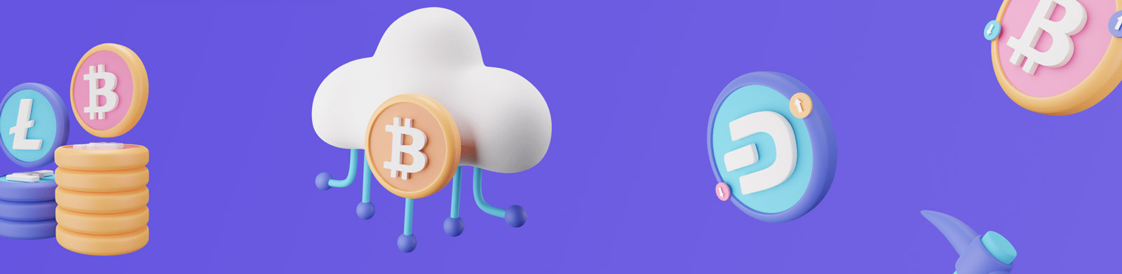 3D 金融货币图标模型Blender