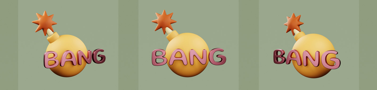 3D社交媒体元素模型Blender