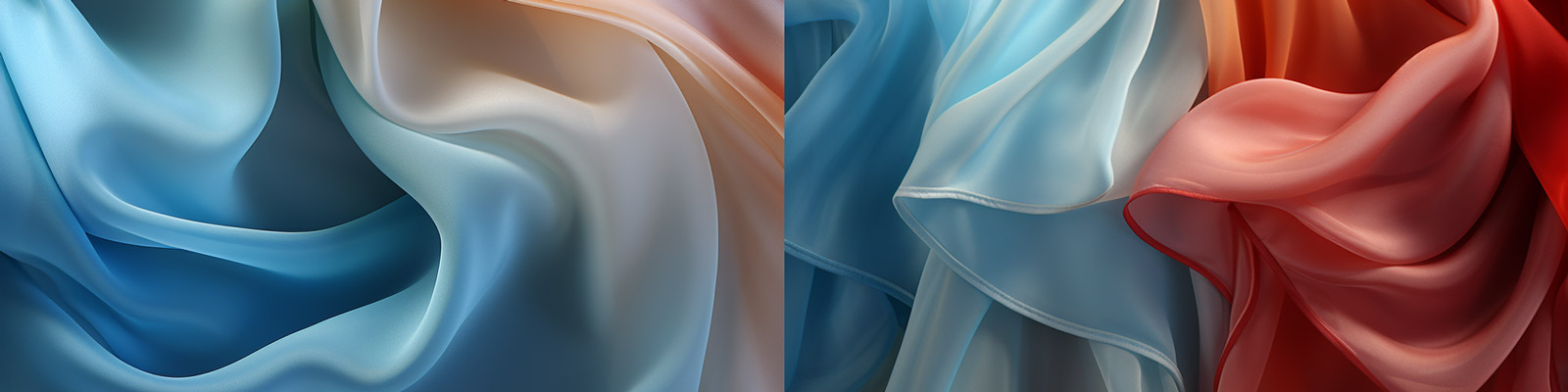 动感飘逸彩色植物面料纱绸锻真丝海报纯背景Midjourney关键词咒语分享