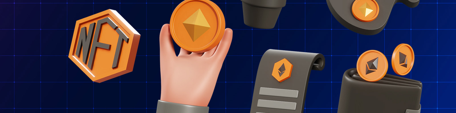  3D NFT立体图标模型Blender