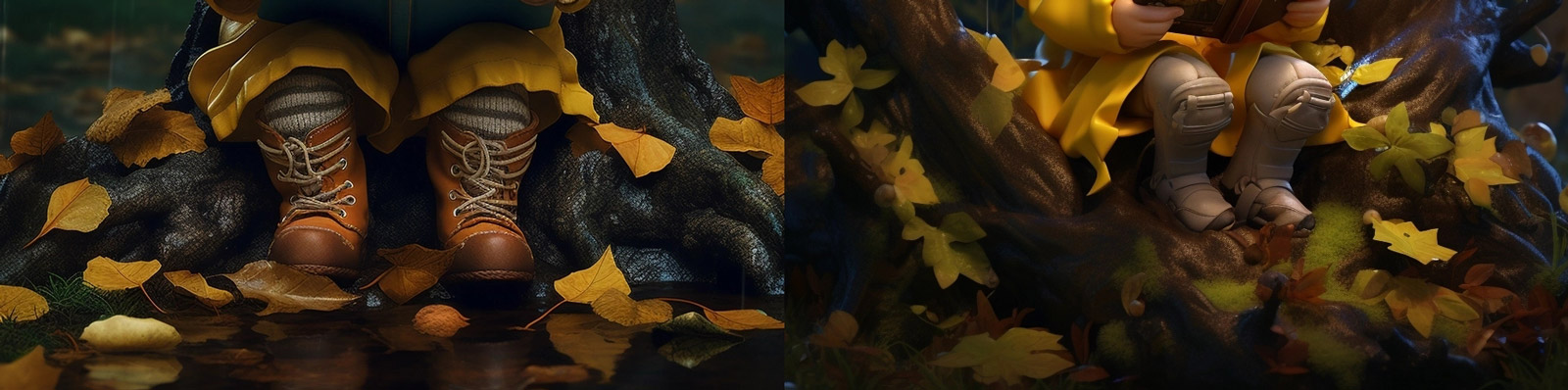 动漫可爱宝宝读书阅读Midjourney关键词