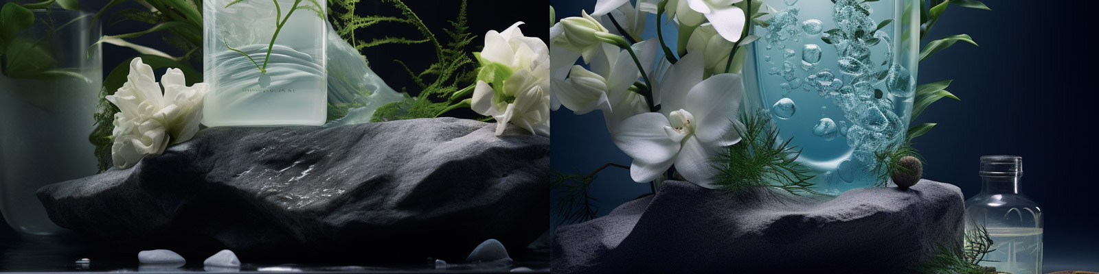 天然植物洗发水广告摄影Midjourney关键词