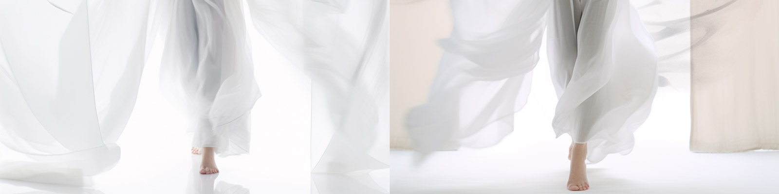 中国风禅意白色服装摄影Midjourney关键词