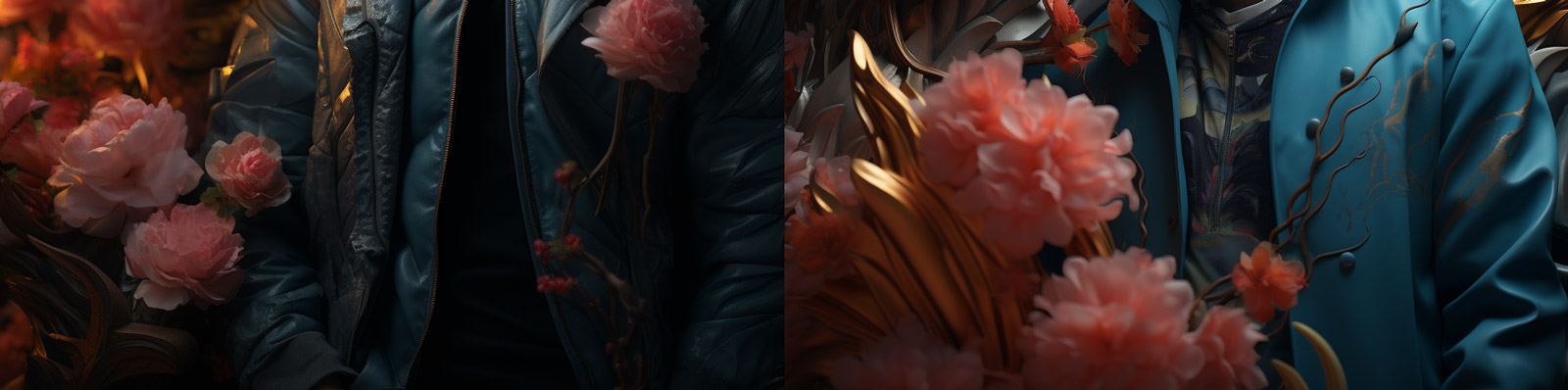 中国龙东方男性人物特写Midjourney关键词