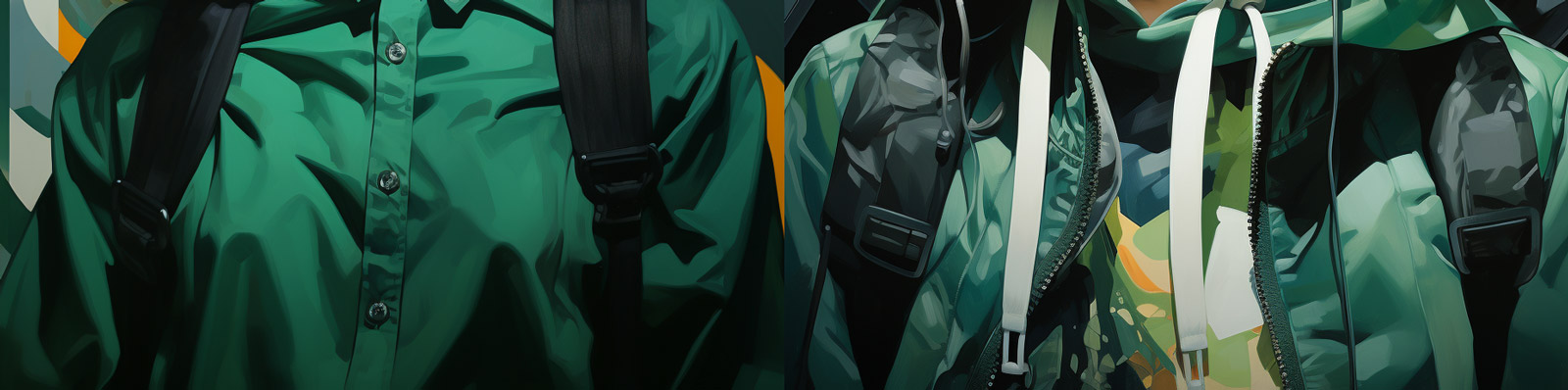 潮流动漫卡通赛博朋克金属质感带耳机女孩形象Midjourney关键词