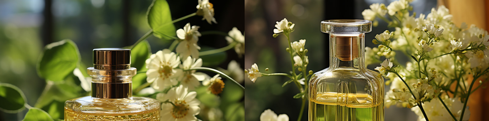 黄色透明护肤品化妆品香水香氛包装产品广告海报Midjourney关键词咒语分享