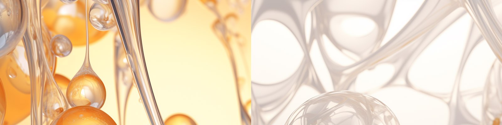 透明气泡液体分子结构特写Midjourney关键词