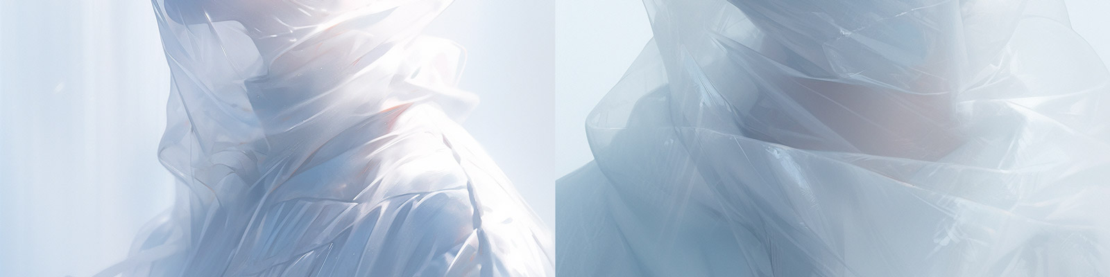 动漫梦幻白纱男孩人物特写Midjourney咒语