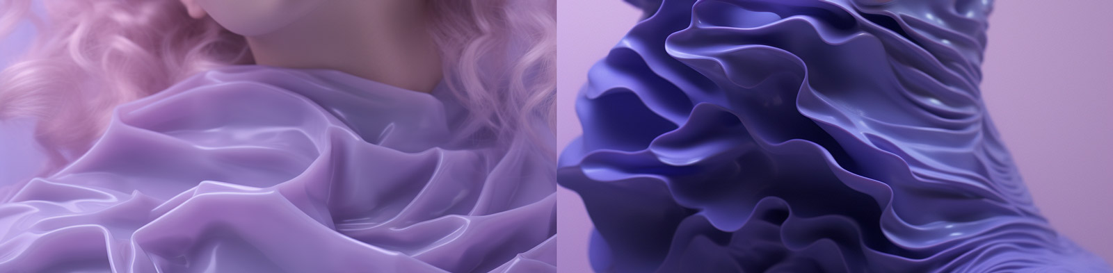 创意紫色人物摄影海报Midjourney关键词