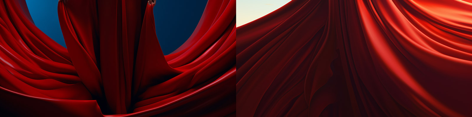 红色连衣裙女孩艺术摄影Midjourney关键词