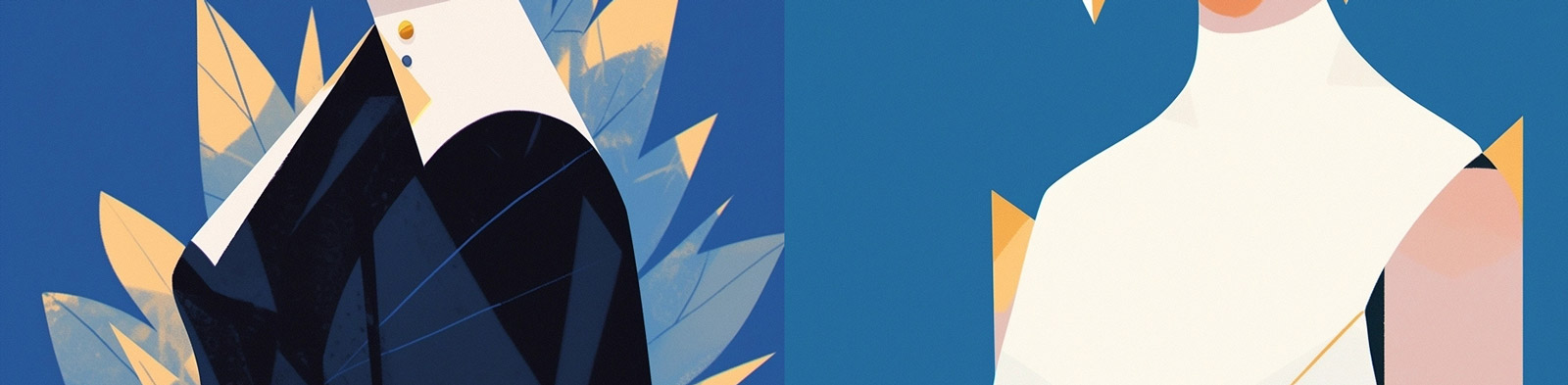 极简潮流动漫白发女孩形象Midjourney关键词