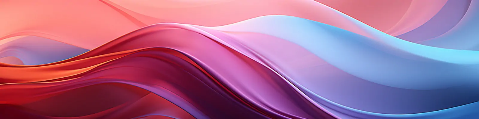 蓝色彩色渐变抽象艺术流动线条曲线科技横幅海报背景Midjourney关键词咒语