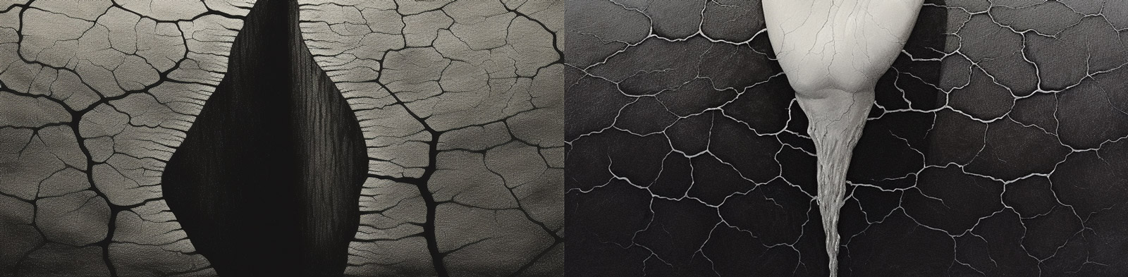 超现实主义地球伤痕爆炸冲击波抽象艺术插图Midjourney关键词咒语分享