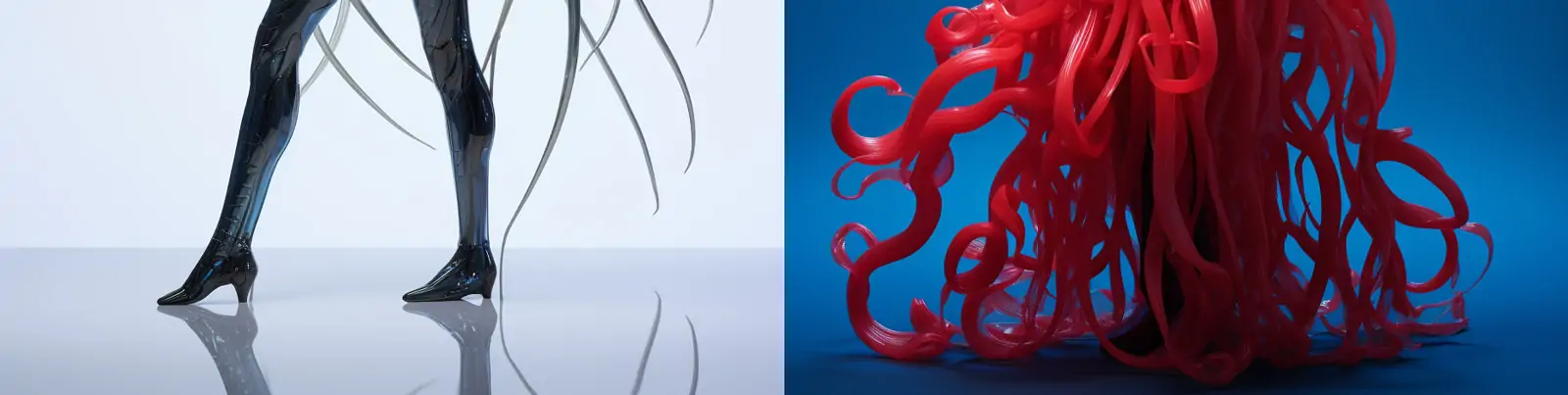 未来主义怪异人物战争主题模特服装走秀写真艺术摄影海报Midjourney关键词咒语分享