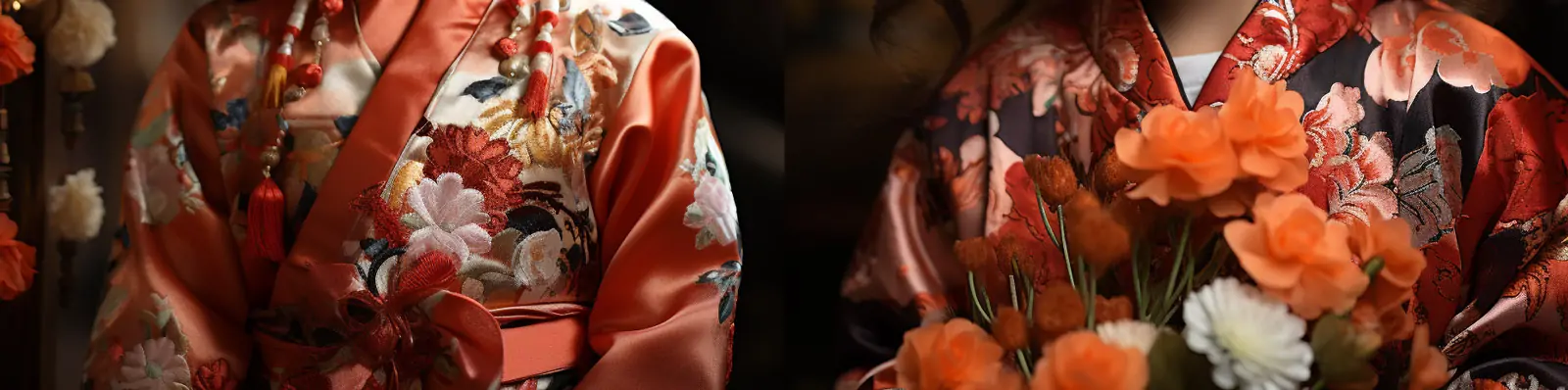 中国风古代古典红色汉服可爱小女孩微笑艺术摄影写真海报照片Midjourney关键词咒语分享