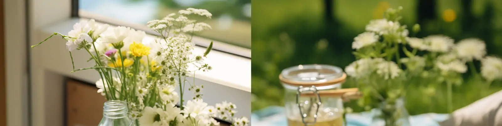 精致野餐盒水果沙拉草莓蓝莓下午茶鲜花自然摄影海报照片Midjourney关键词咒语分享