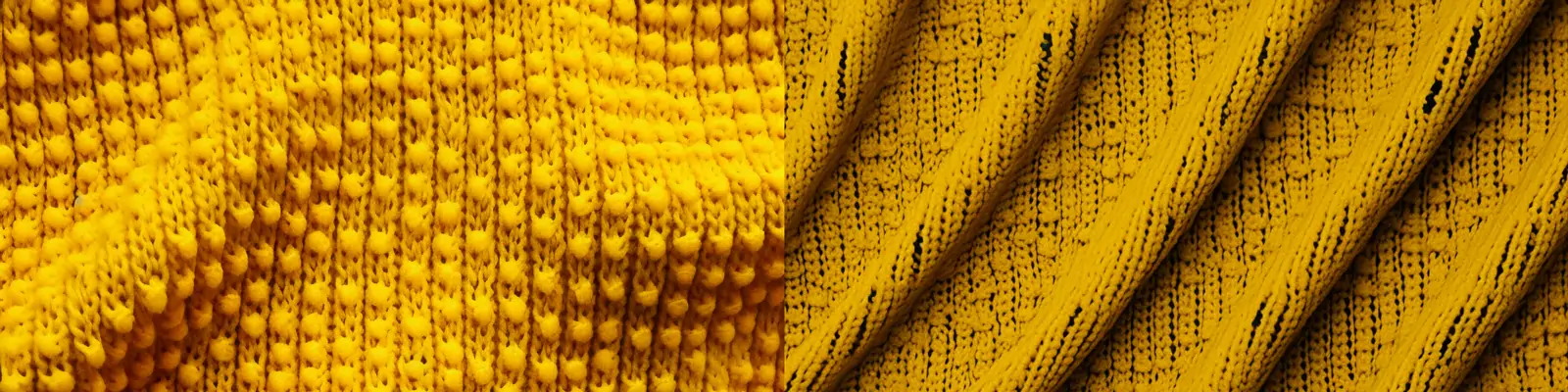 黄色紧密直纹织物针织毛线对称平坦点状纹路图案背景Midjourney关键词咒语