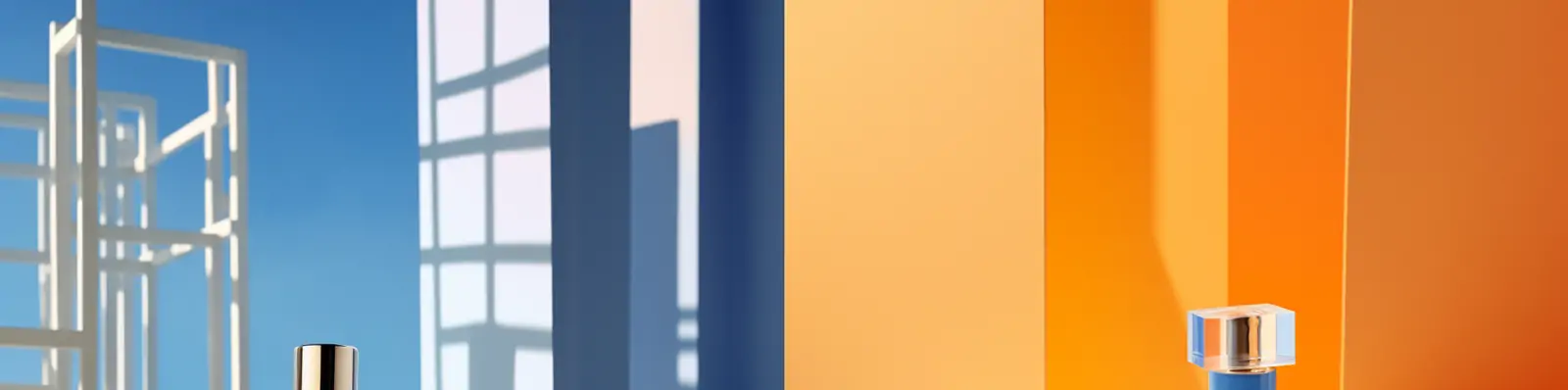 极简主义高端香奈儿香水玻璃瓶包装产品电商广告摄影海报背景midjourney关键词咒语