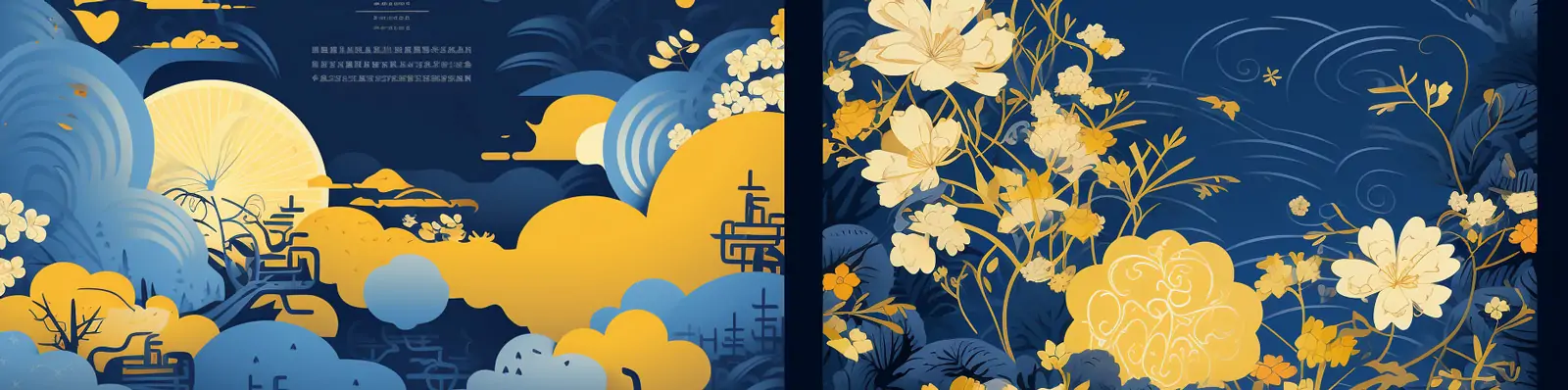 中国风传统文化中秋节玉兔月亮立体花纹图案景观电商广告海报背景Midjourney关键词咒语分享