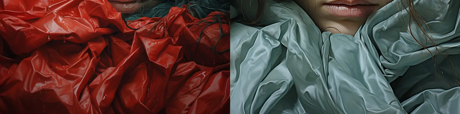 创意人物恐惧眼神眼睛头部特写艺术摄影写真海报Midjourney关键词咒语分享