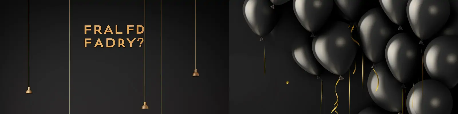 黑色星期五电商打折促销活动节日气球氛围海报背景midjourney关键词咒语