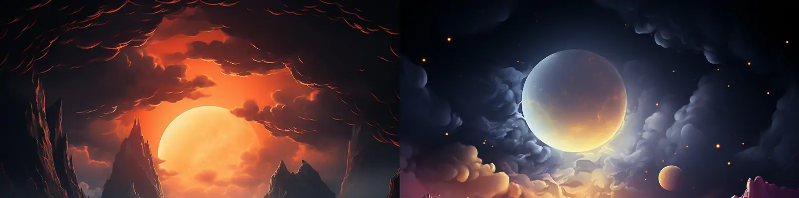 现实主义暗黑天空抽象艺术山脉空灵艺术电影风格景观场景海报midjourney关键词咒语分享