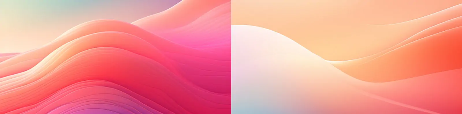 清新彩色渐变电流世界明亮梯度线条光线艺术空间海报背景Midjourney关键词咒语