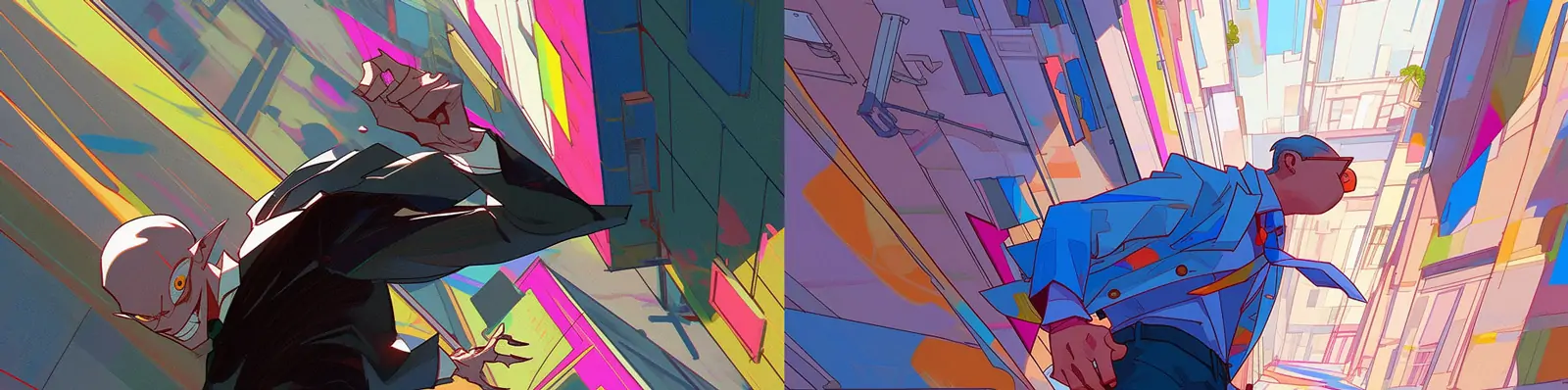 创意手绘超现实风格城市卡通人物男性角色立体艺术插图绘画Midjourney关键词咒语分享