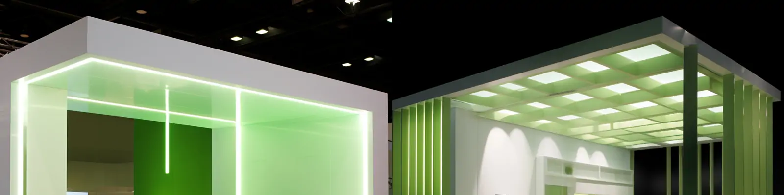 创意三维立体商业企业公司展厅展位室内空间场景设计海报midjourney关键词咒语分享