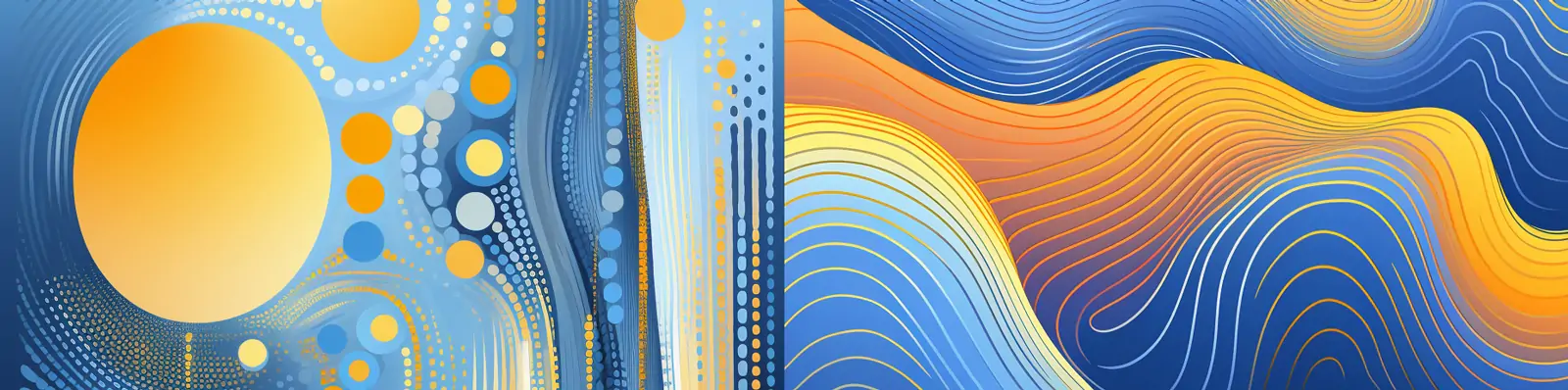 蓝色抽象艺术流动线条光点光效数字音乐有机立体海报背景Midjourney关键词咒语分享