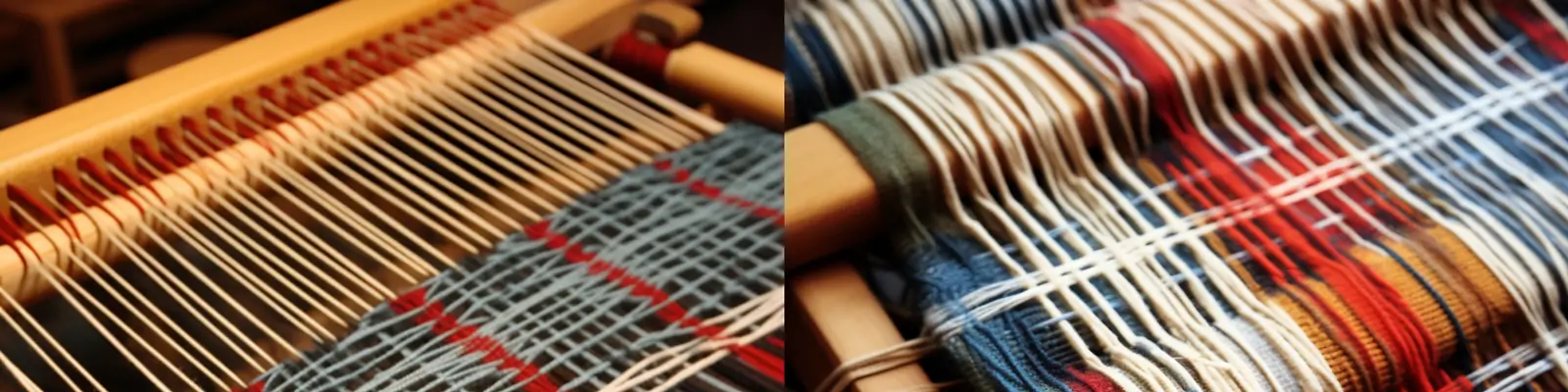 中国传统艺术文化工艺背栅织机织布机毛线花纹图案摄影海报Midjourney关键词咒语分享