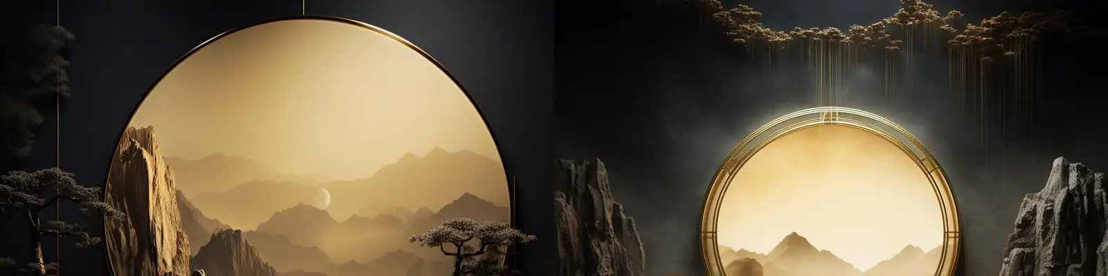 传统中国风禅意中秋节月亮海报设计素材midjourney关键词咒语