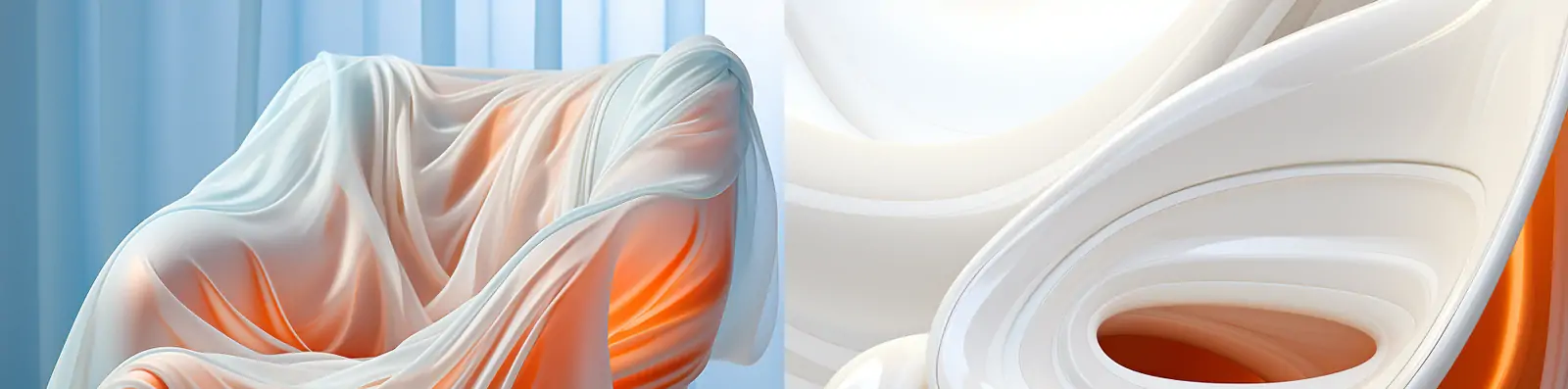 创意未来主义半透明塑料材料纹理沙发造型艺术广告摄影海报midjourney关键词咒语分享