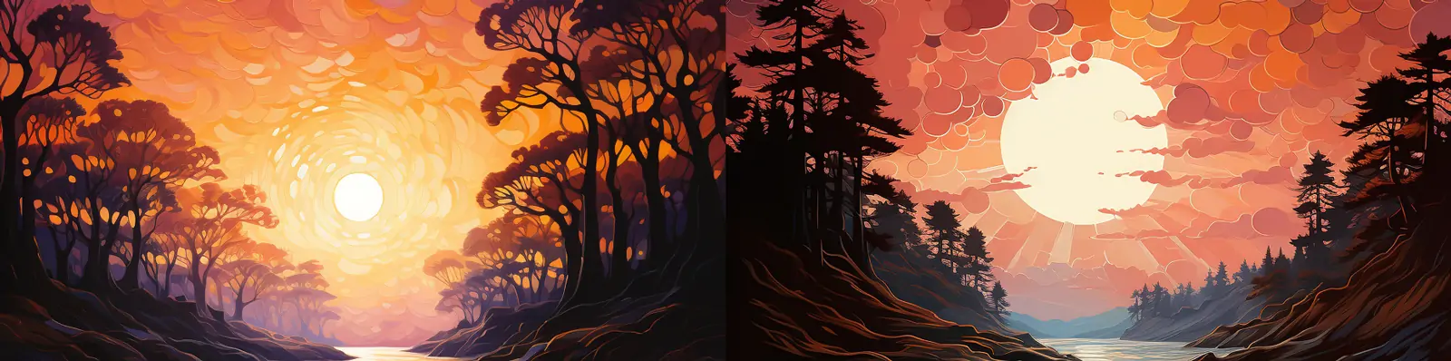 创意极简主义夸张人物湖面皮划艇螺旋状水面场景艺术油画海报midjourney关键词咒语分享