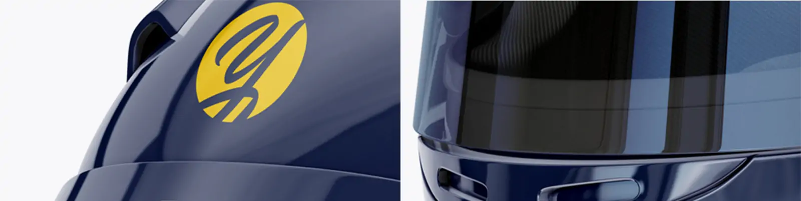 F1赛车摩托车头盔文创体育运动品牌展示贴图样机psd设计素材模版