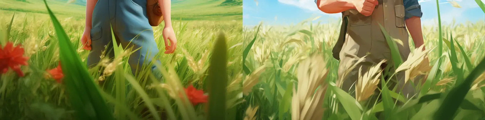 卡通动漫风格人物小男孩场景midjourney关键词咒语