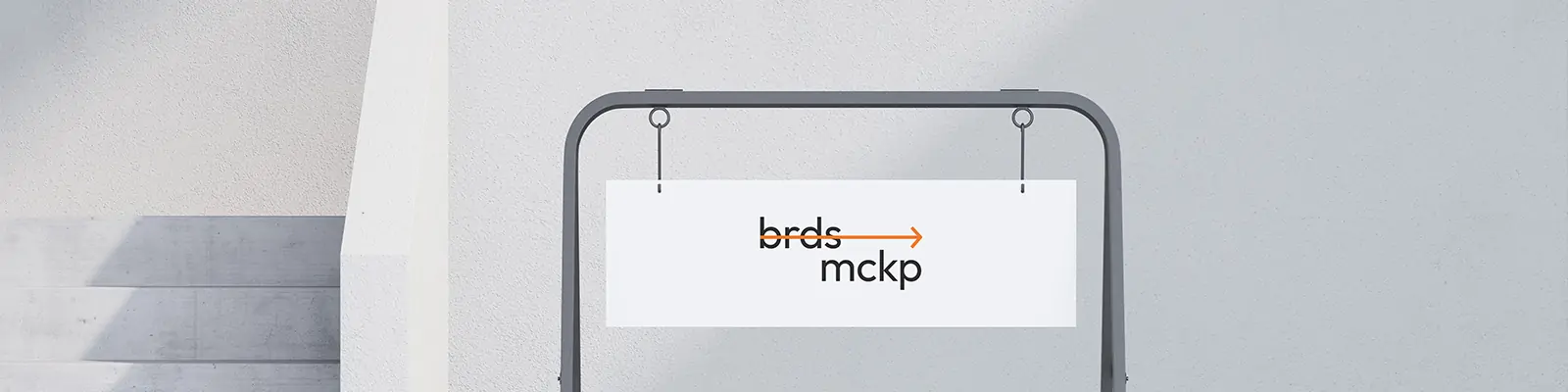 高端商超导视系统指示牌引路牌场景展示样机贴图psd设计素材模板Mockup