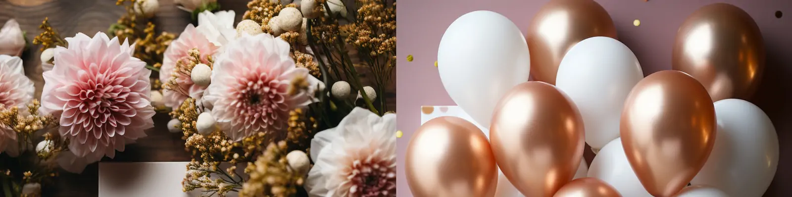 生日节日纪念日婚礼活动庆祝鲜花气球氛围场景空间海报背景midjourney关键词咒语