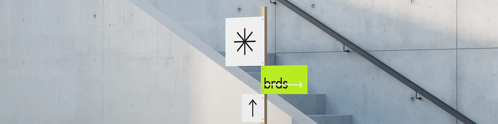 高端导视系统指示牌引路牌展示样机贴图psd设计素材模板Mockup