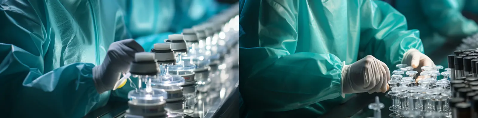 未来主义医疗科技科学家制药行业实验室工作场景特写海报midjourney关键词咒语分享